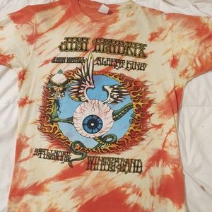 Jimi Hendrix T-Shirt FLYING EYEBALL Albert King WINTERLAND  TYE DYE SingleStich
